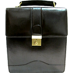 Leather North South Unisex Bag 36461