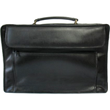 Leather Briefcase Double Compartment Messenger 49982